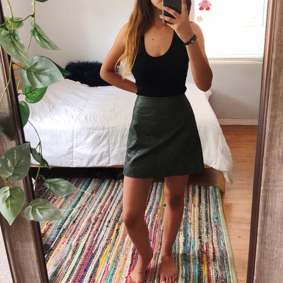 Free People Dresses & Skirts - free people vegan leather modern femme skirt